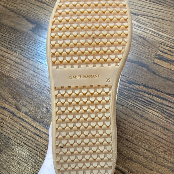 Isabel Marant White Wedge Sneakers Size EU 39 - Picture 11 of 11